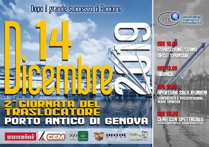 SECONDA GIORNATA DEL TRASLOCATORE IN ARRIVO!!!